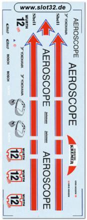 decal Porsche 962, Aeroscope